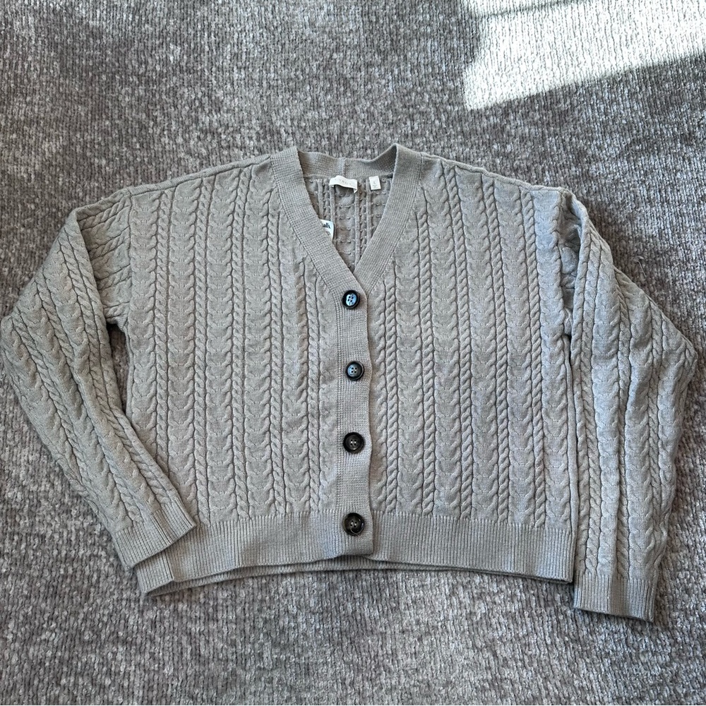 Cyrus Button Cardigan Sweater